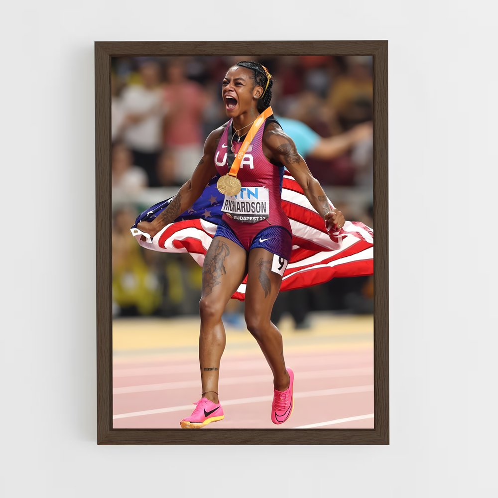 Poster richardson Vibrance – affiche Athlétisme (vue 5)